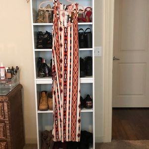 Racer back maxi dress